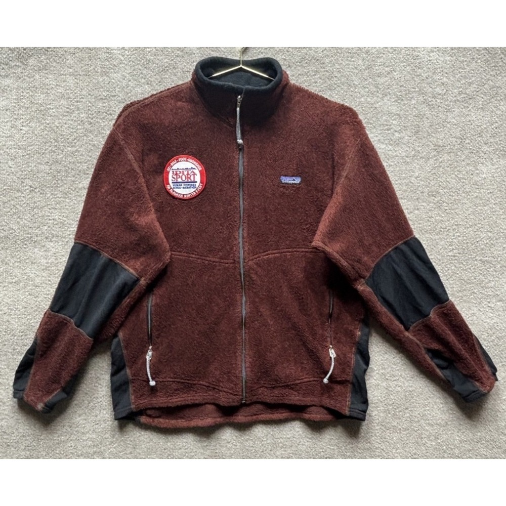 Vintage 1999 Patagonia R2 Regulator Jacket Fleece Brown Medium Men IDITA Alaska